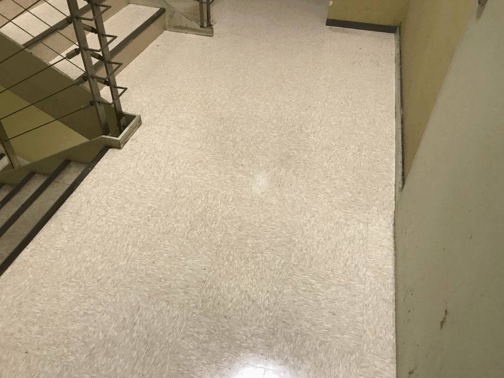 階段踊り場 作業後